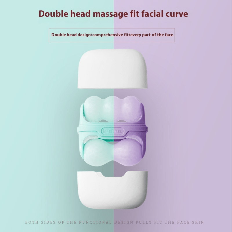 Double - headed Ice Roller Massage Care Cold Therapy Device - luxebeautybar