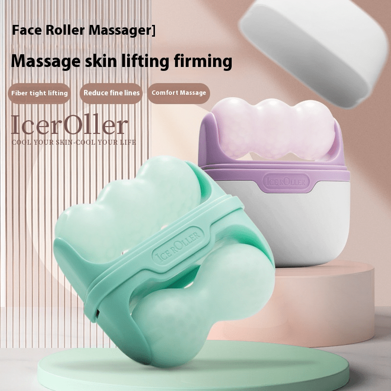 Double - headed Ice Roller Massage Care Cold Therapy Device - luxebeautybar
